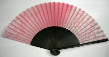 silk  japanese fan